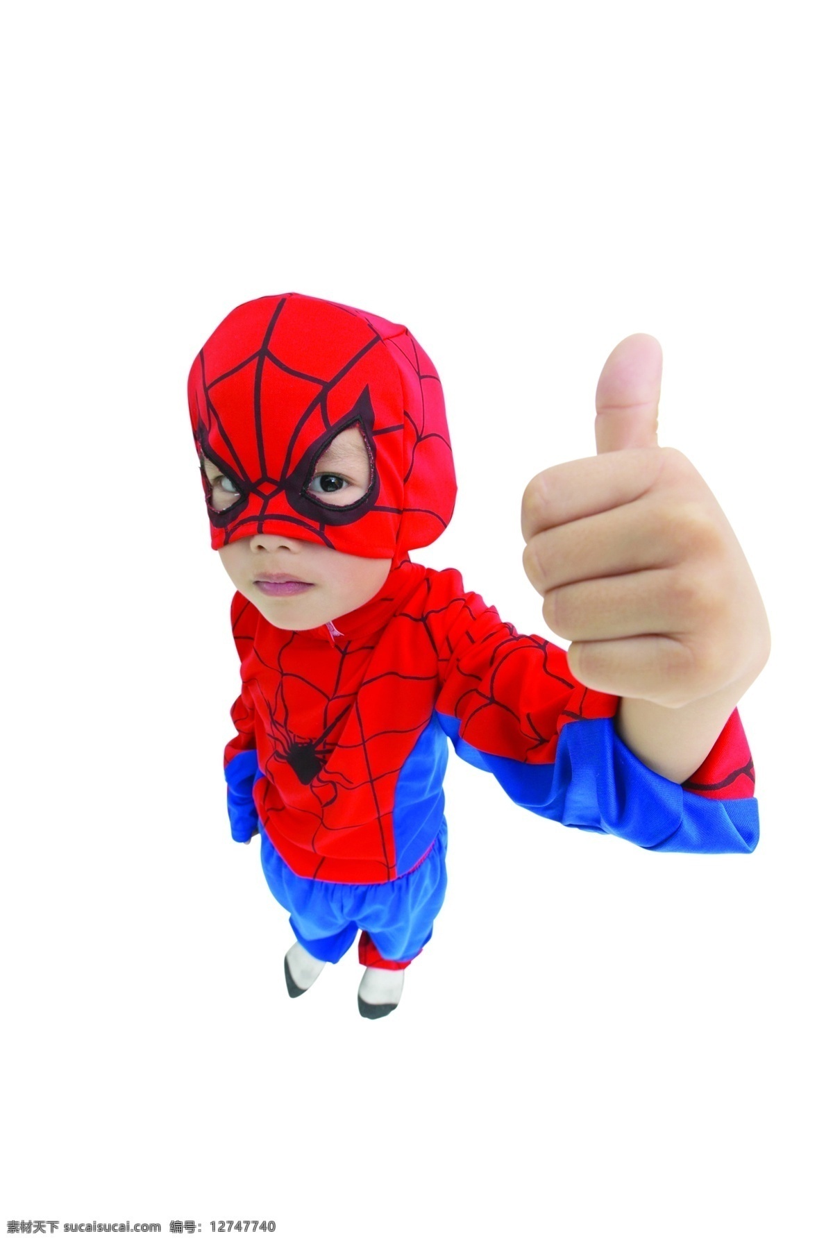 蜘蛛侠 人物 小孩 装扮 举手 最棒 人物图库 儿童幼儿 摄影图库