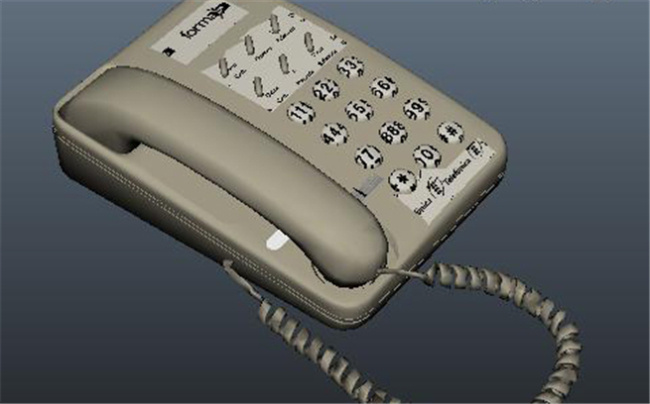 商务 电话机 游戏 模型 电话游戏模块 装饰 座机网游素材 3d模型素材 游戏cg模型