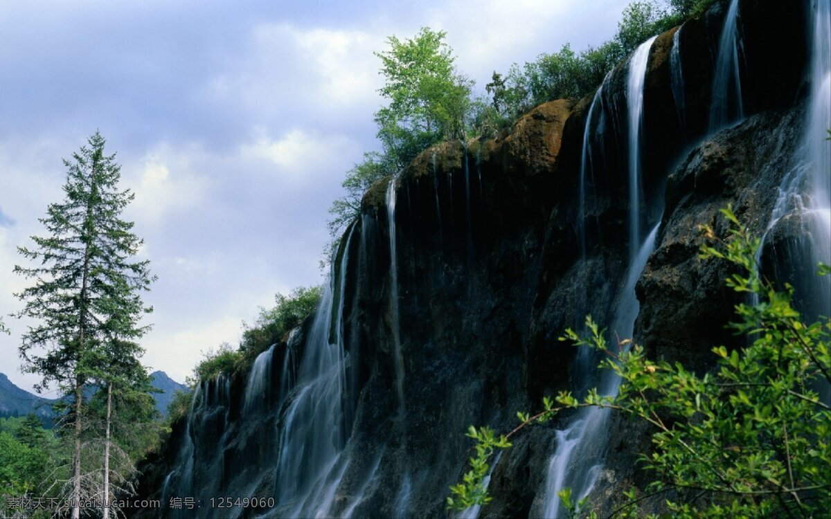 伟大 自然 风景 和谐 湖南 美丽 瀑布 奇观 山村 中国 壮观 生活 旅游餐饮