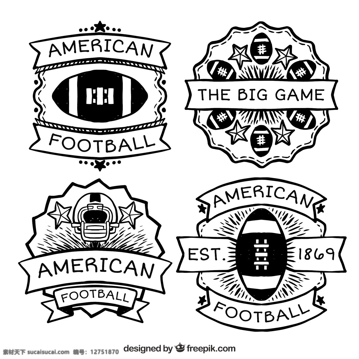 美国 足球 徽章 伟大 收藏 背景 古董 手 古董背景 体育 手绘 球 装饰 比赛 美式足球 旧货徽章 橄榄球 绘画
