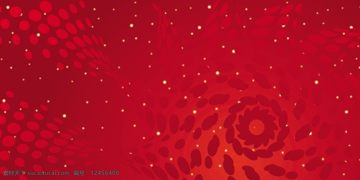 红色花纹背景 广告设计模板 其他模版 源文件库