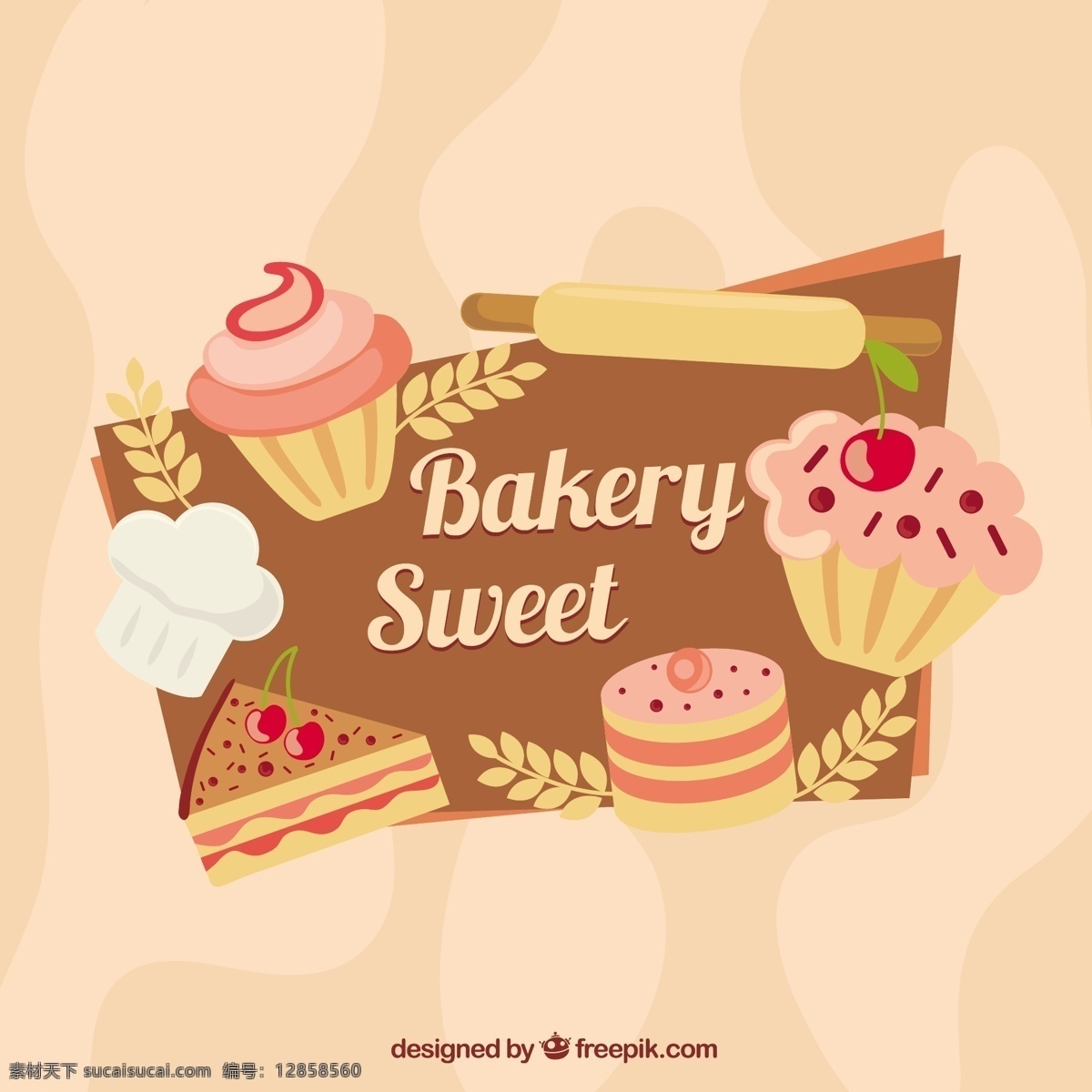 面包店 背景 颜色 蛋糕 面包 丰富多彩 壁纸 滚动 五颜六色 绘画 着色 片 彩色