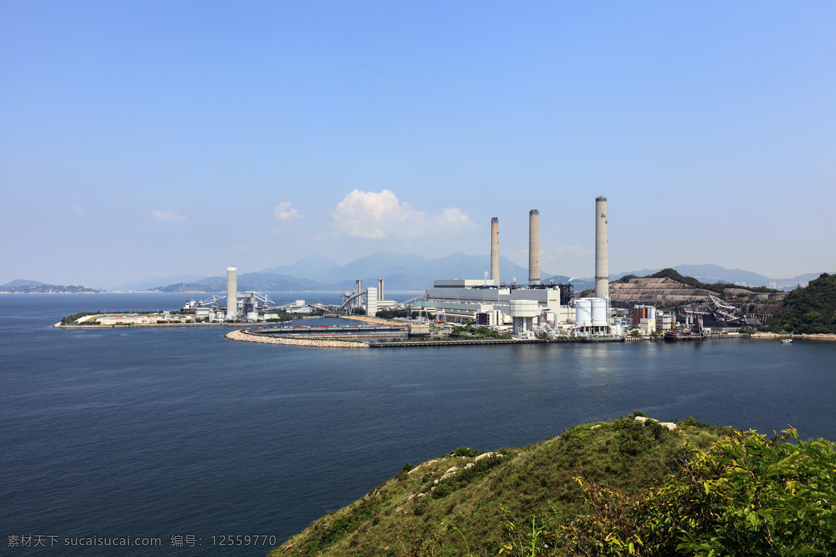 香港南丫岛 香港 南丫岛 岛屿 港湾 旅游 榕树湾 电厂 发电站 工业 供电 旅游摄影 国内旅游