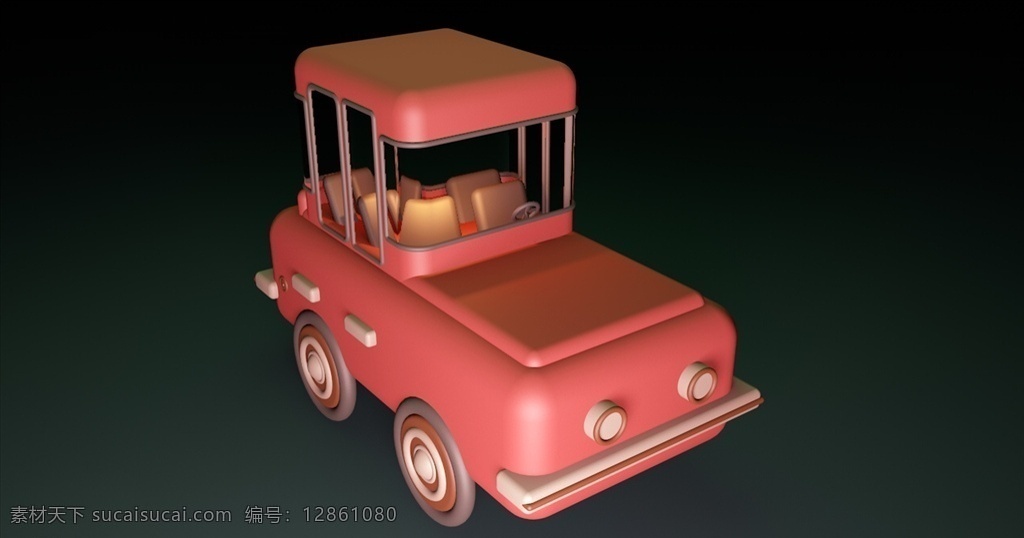 私家车 汽车模型 3d模型 3d设计 汽车展览 老式车 展示模型 c4d