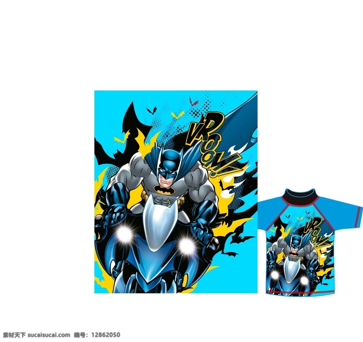 蝙蝠侠 服装设计 童装 t恤 动漫 高清 矢量 动漫动画 动漫人物