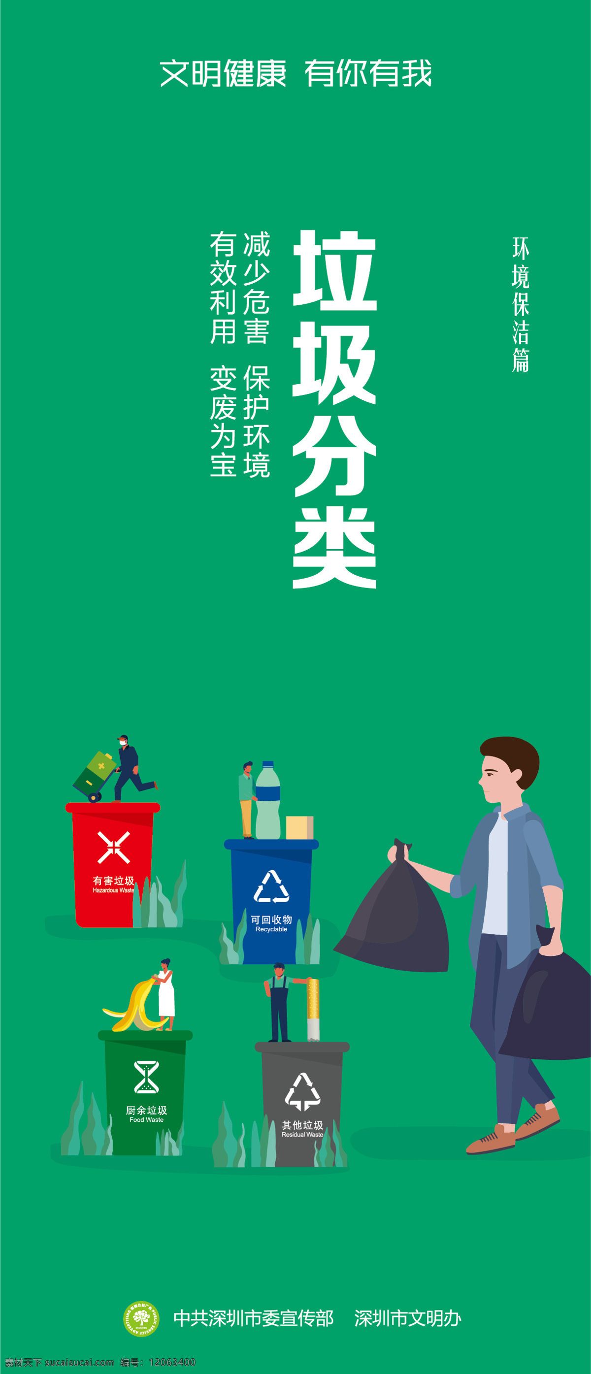 公益海报图片 城市绿化 环保标语 从我做起 公益海报 城市文明 文明城市 垃圾分类 校园垃圾分类 城市垃圾分类