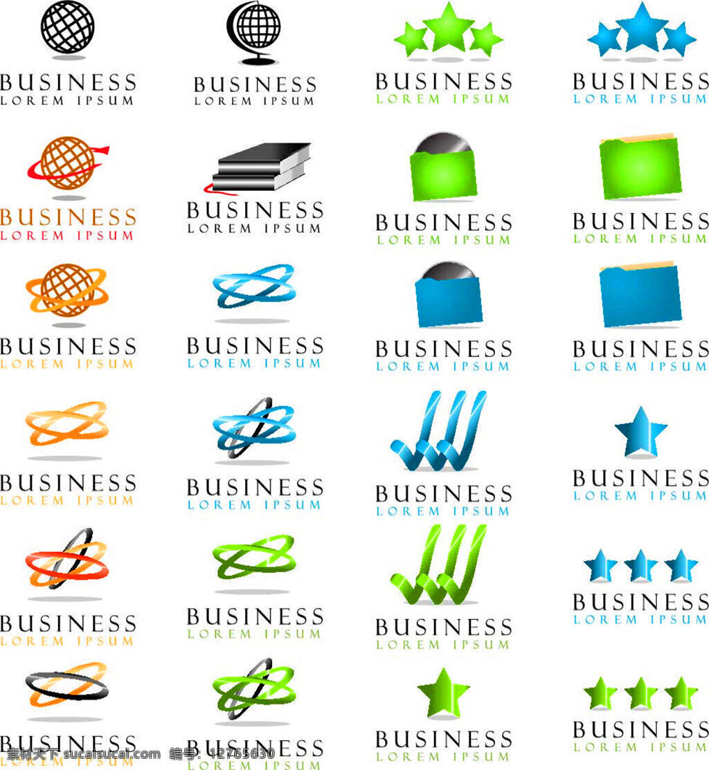 彩色 教育科技 标志 logo 创意logo 企业logo logo标志 矢量素材 标志设计 教育标志 科技标志 五角星 书本