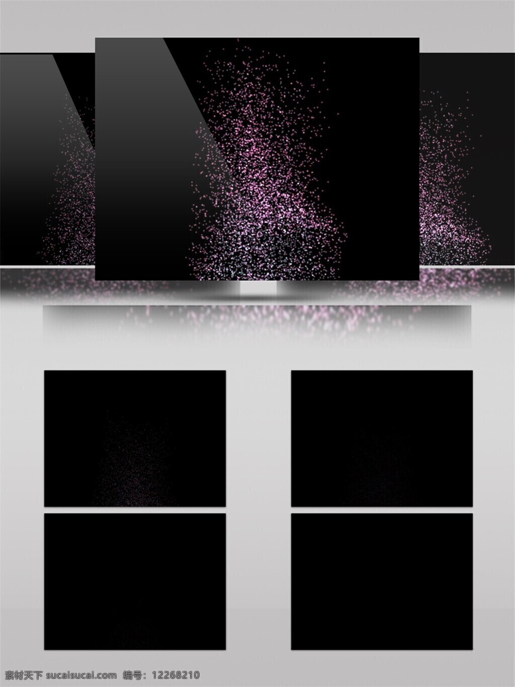 紫色 梦幻 樱花 视频 激光 光束 视觉享受 手机壁纸 粉色 光斑散射