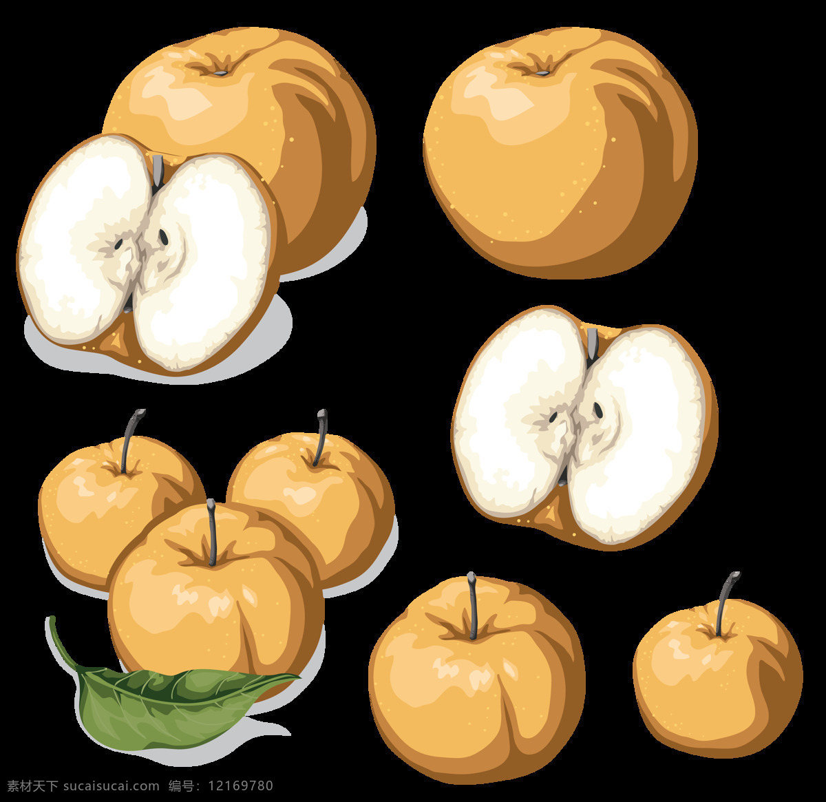 apple 创意水果 动漫动画 高清 黄苹果 美味 苹果 苹果设计素材 水果静物 水果 营养 新鲜 苹果模板下载 切开 一半 新鲜水果 特写 生物世界 psd源文件