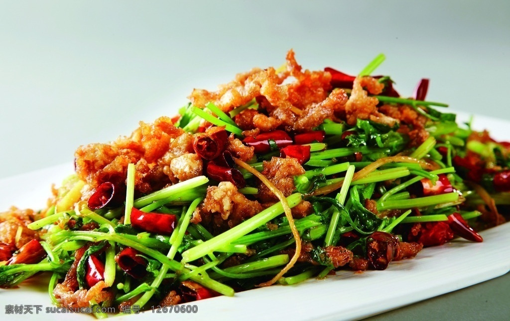 香菜肉丝 香菜炒肉丝 餐饮 美味 食物 菜品 餐饮美食 传统美食 高清菜谱用图