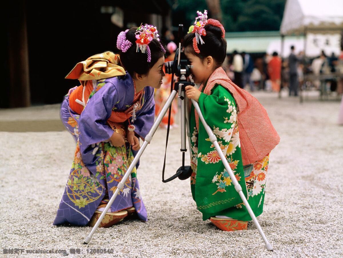 日本 文化 镜头前的你我 日本小姑娘 节日素材 其他节日