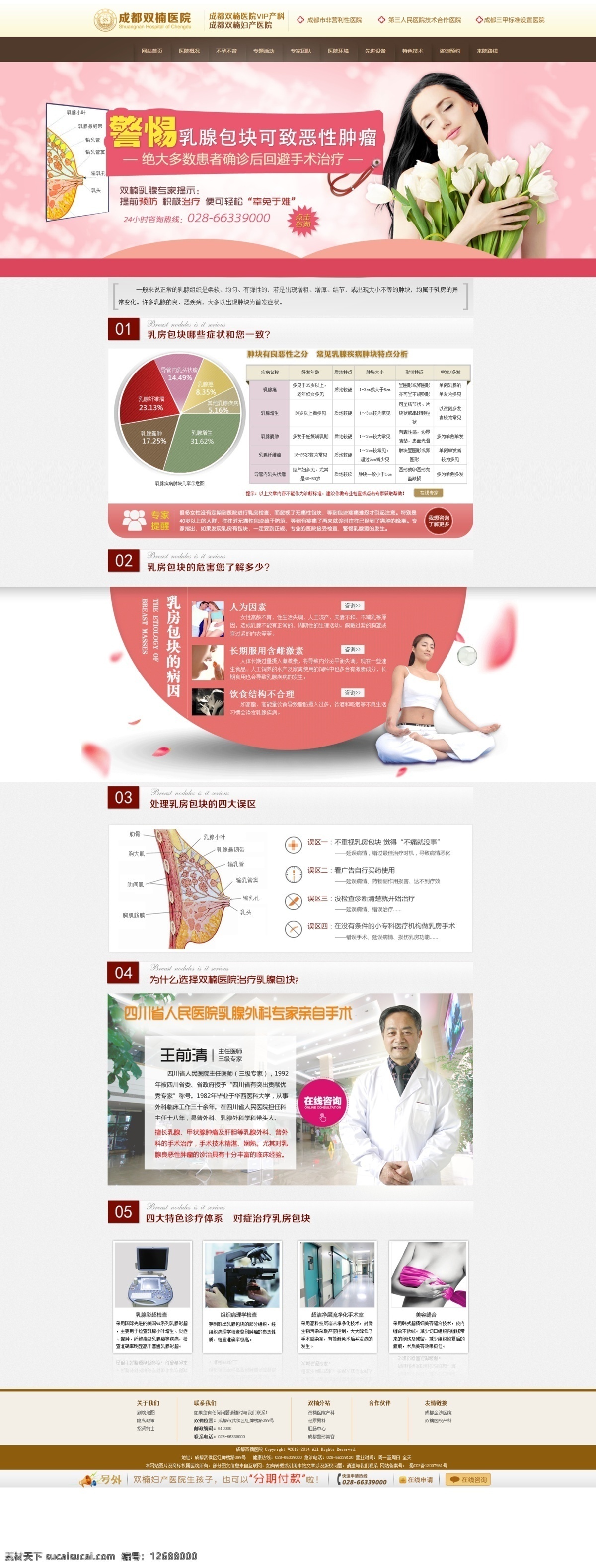 乳腺免费下载 乳房 乳腺 医院 原创设计 原创网页设计