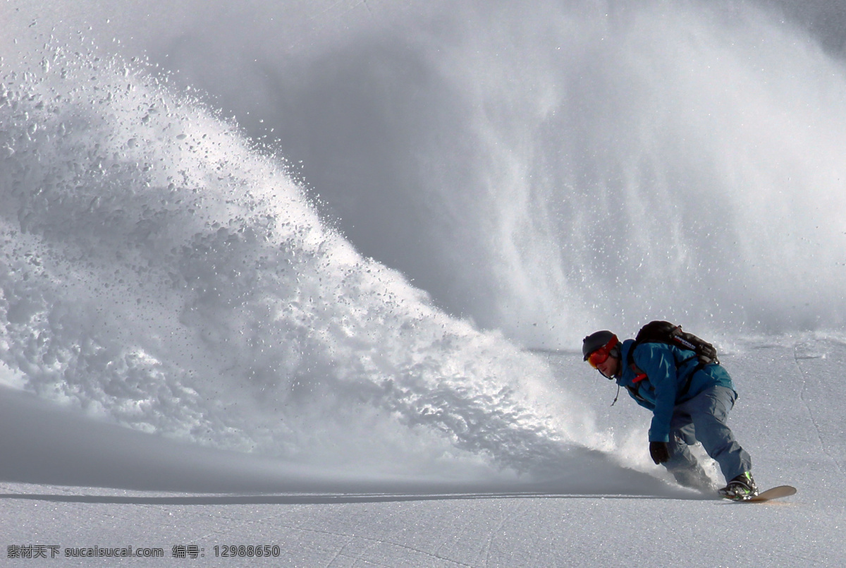 滑雪 雪山 雪浪 滑翔 夏日 冬季 畅快 冰凉 摄影杂记