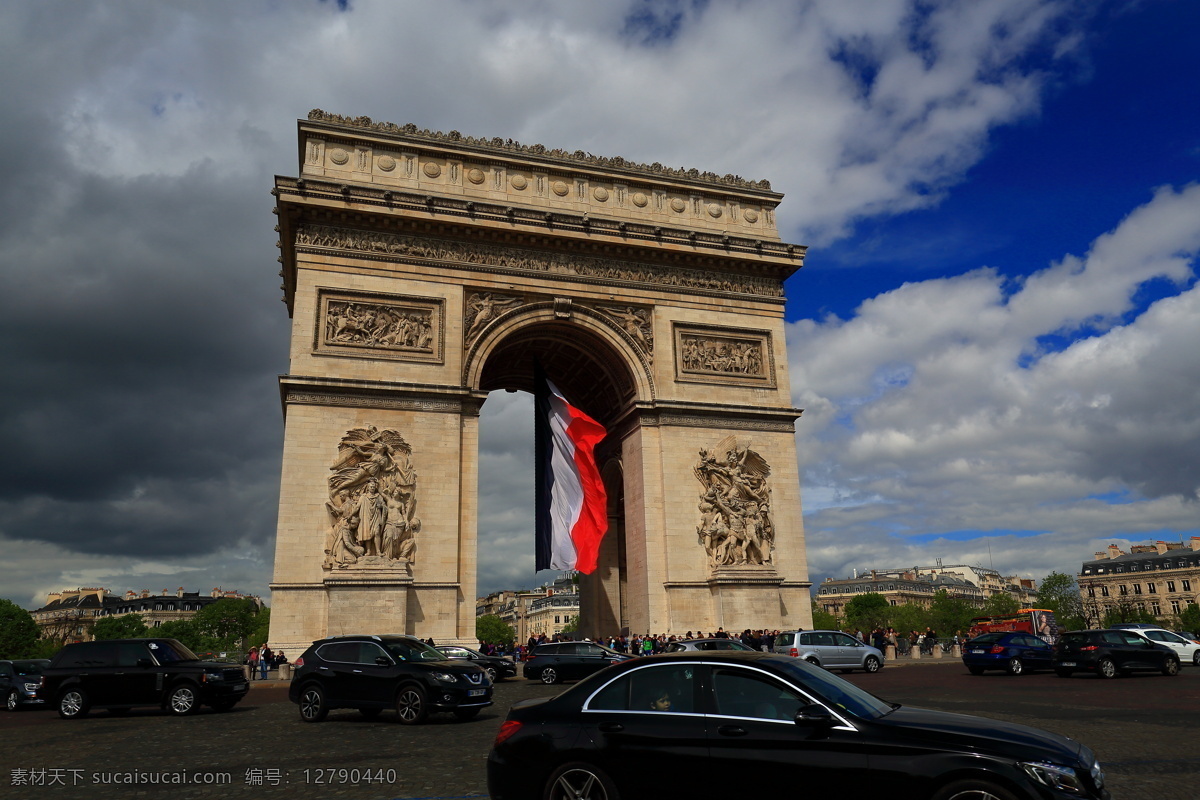 凯旋门 法国 巴黎 旅游摄影 国外旅游 法国巴黎