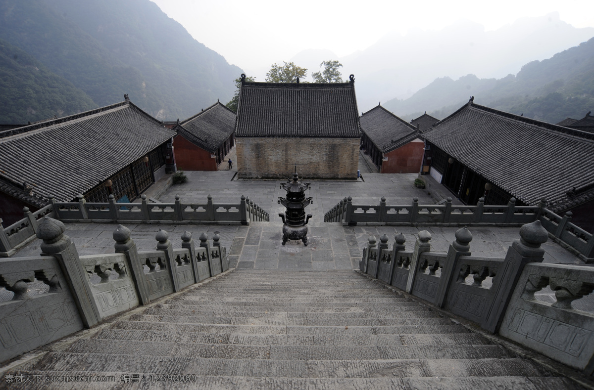 湖北 武当山 三清殿 武当山三清殿 湖北武当山 宫殿建筑 庙宇 道教 旅游摄影 人文景观 灰色