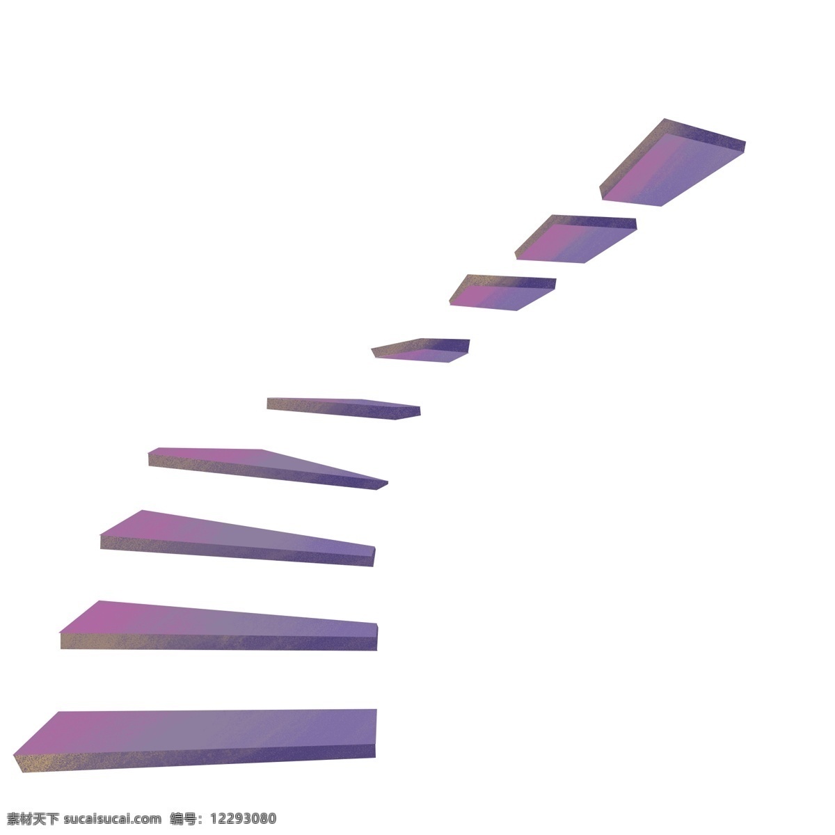 创意 紫色 方形 楼梯 方形的楼梯 卡通楼梯插画 紫色的楼梯 延伸的楼梯 阶梯 台阶插画 创意楼梯