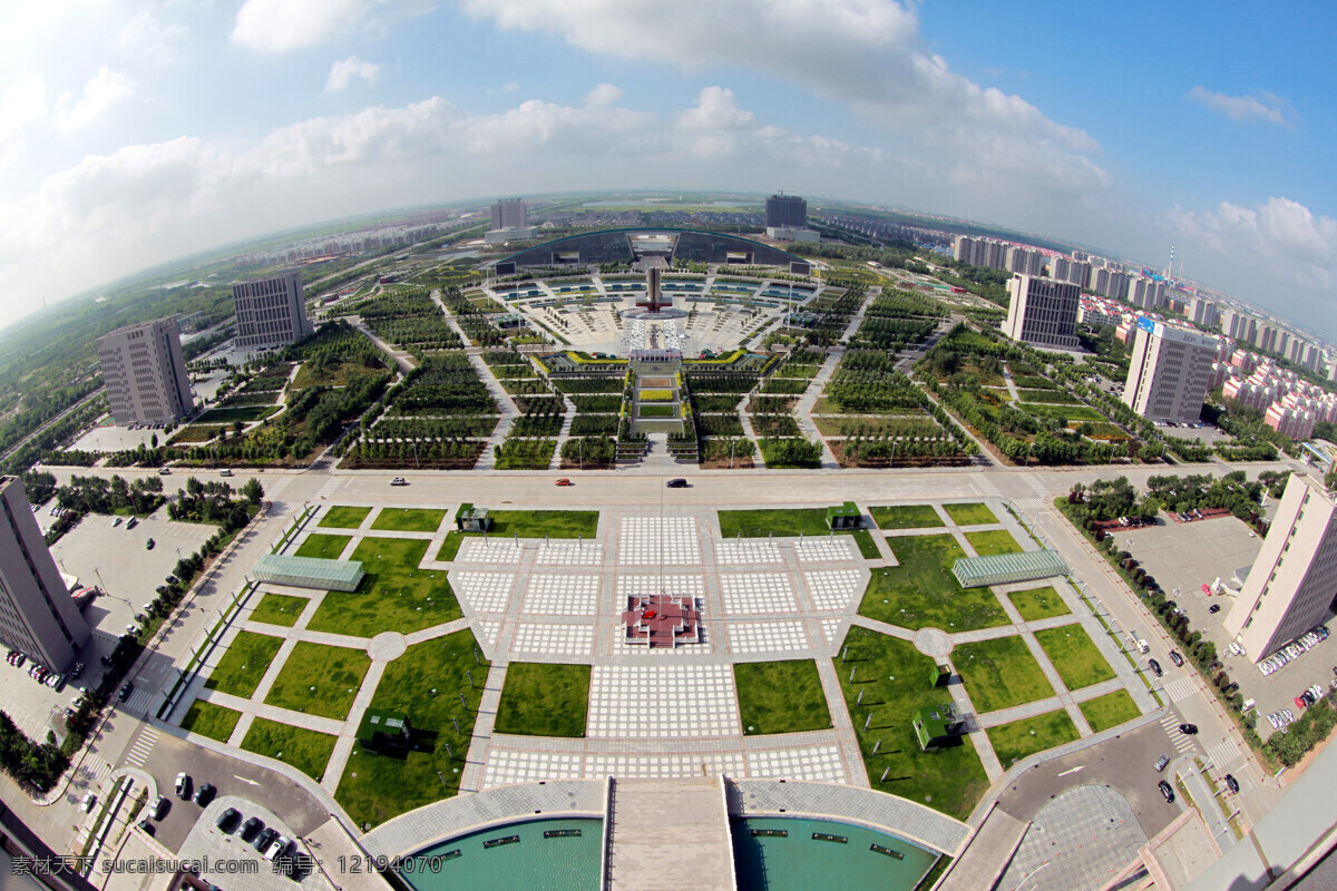 城市风景 城市 城市俯视图 城市鸟瞰图 垦利 旅游摄影 国内旅游