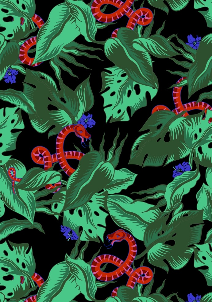 印花图案 家纺设计 花型设计 水彩水粉 餐具花面 纺品图案 电脑手绘花 纺织品图案 分层