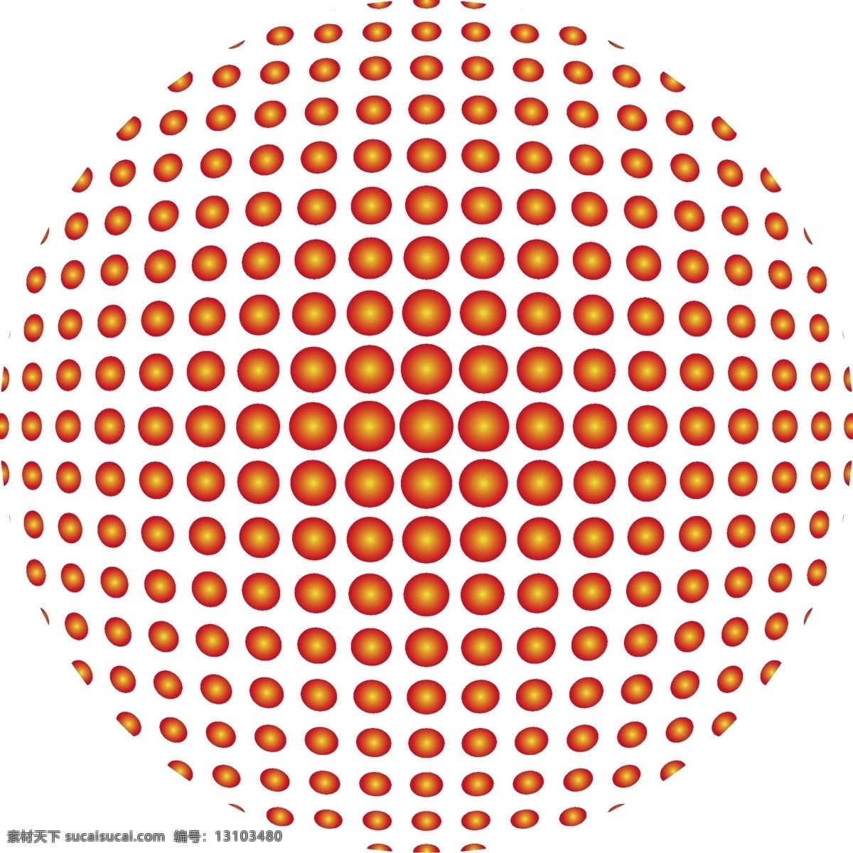 球形 渐变 圆点 矢量图 其他矢量图