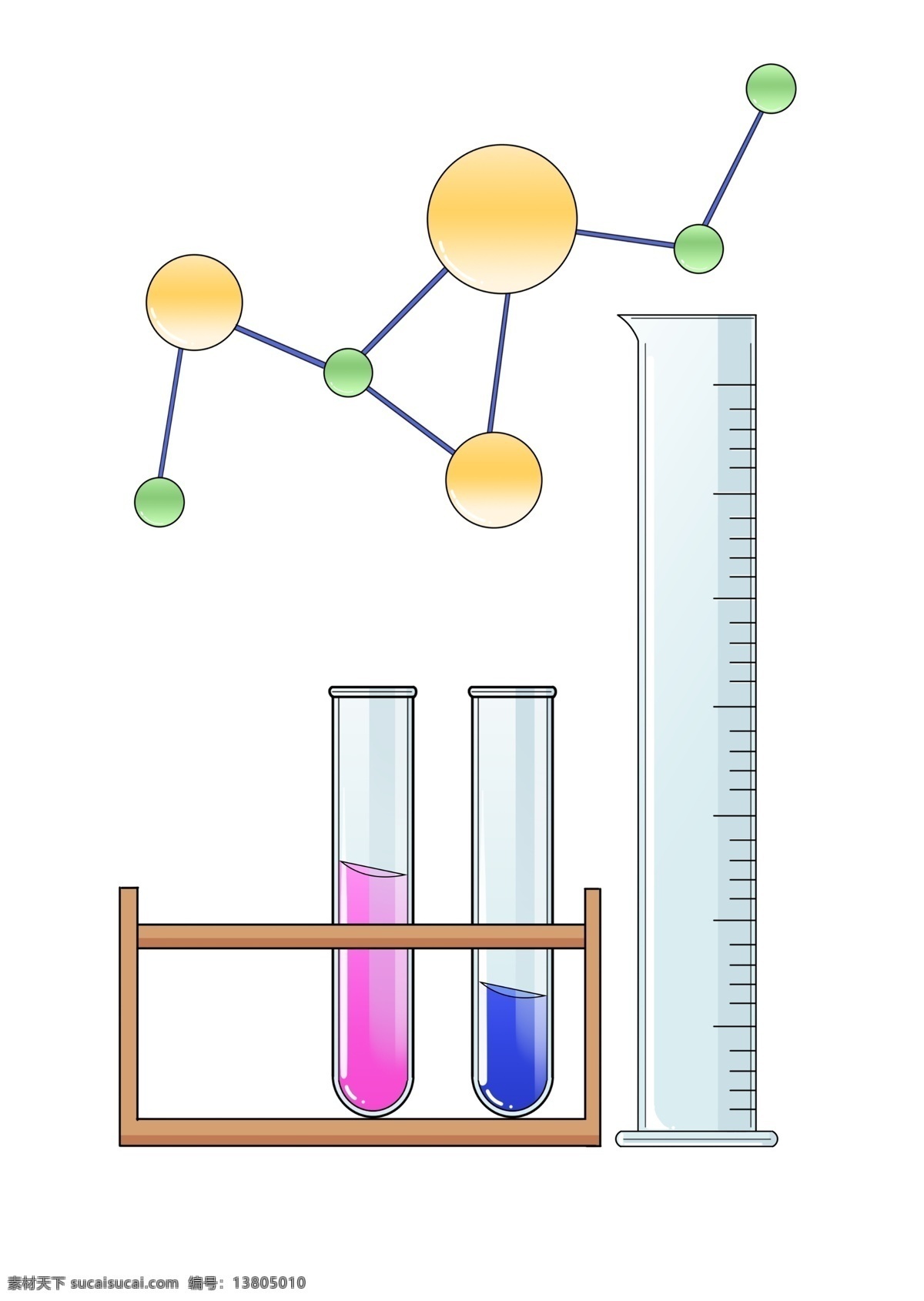 化学 仪器 量筒 插画 大大的量筒 化学的量筒 卡通插画 化学插画 化学仪器 化学器具 化学器材