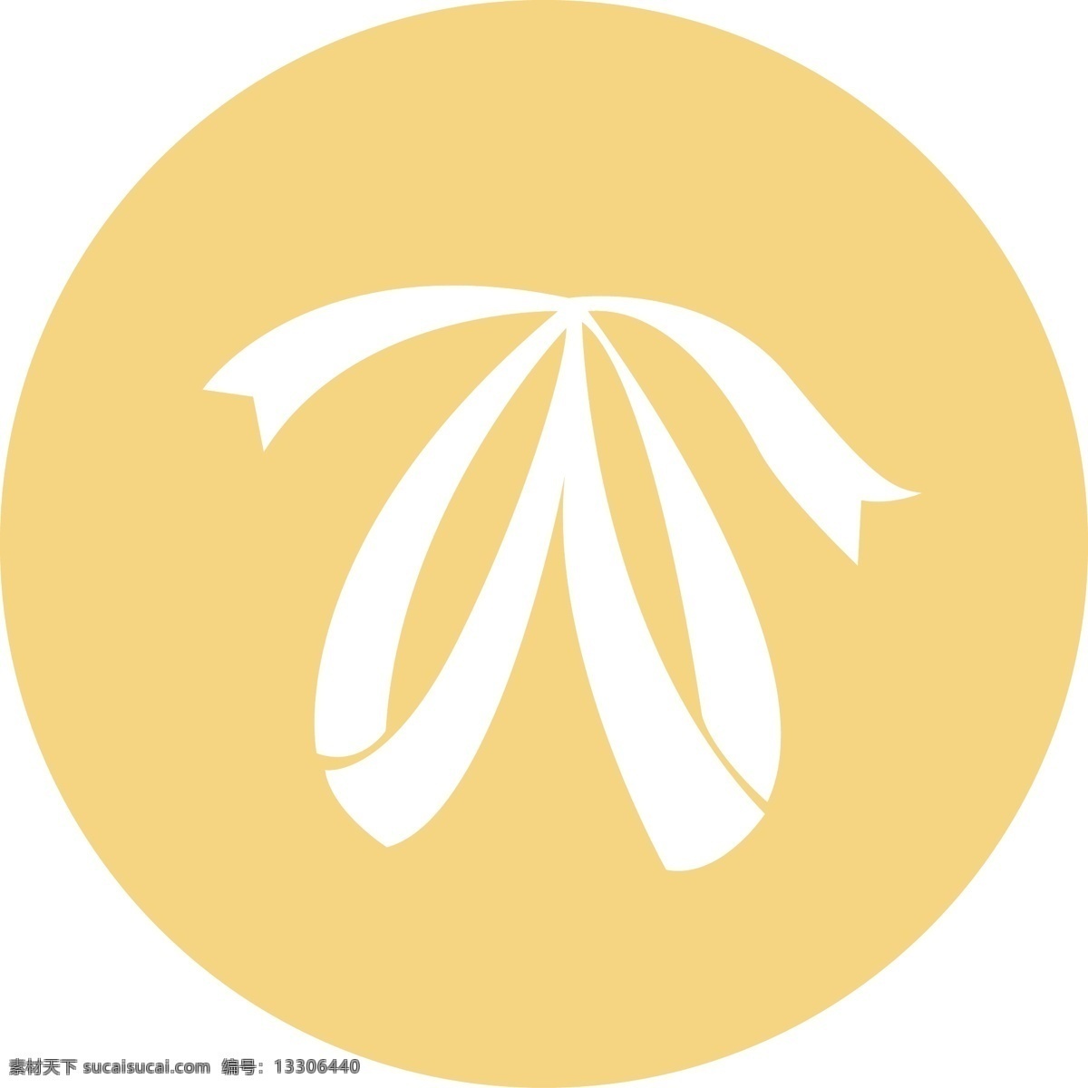 花结图标 黄色
