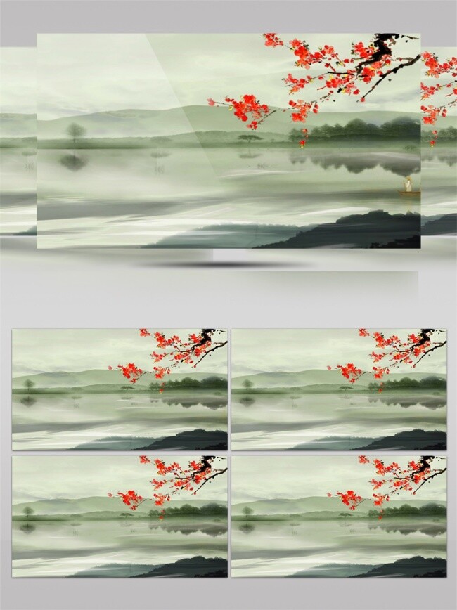 水墨 江南 视频 烟花三月 水墨江南 田园风光 美丽风景素材 自然风光素材 江左桃花