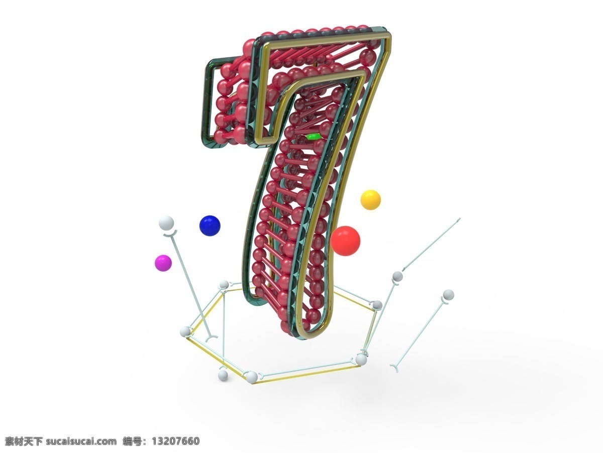 数字 立体 电商 c4d 渐变色 电商c4d 炫酷 医疗骨架 气泡 金属边框 灯钢管效果 金属 材质 红蓝 渐 变色