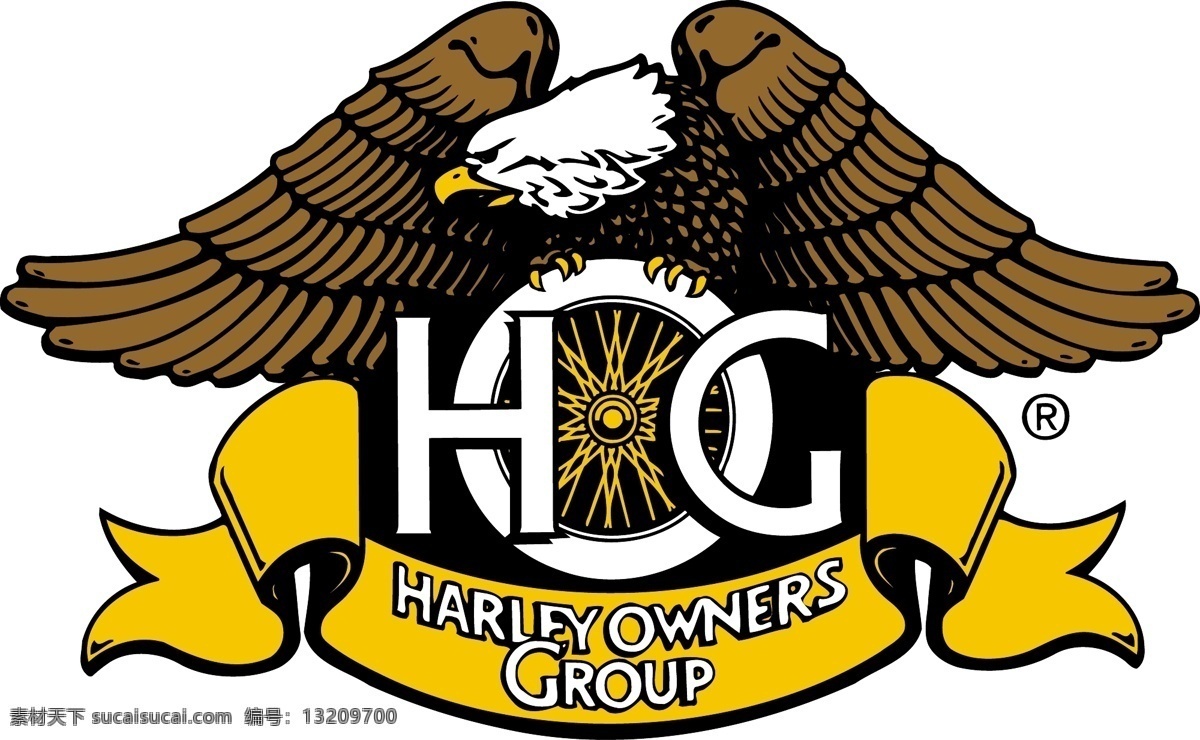 哈雷 车主 会 logo 车主会 矢量 hog hogcolor