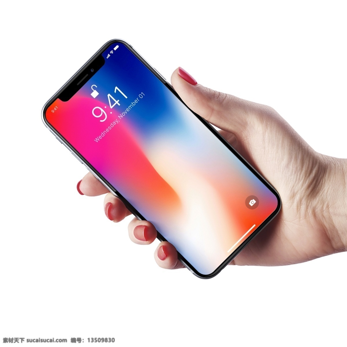 苹果 iphonex 斜 角度 手机 样机 单手 握持 斜角度 模型