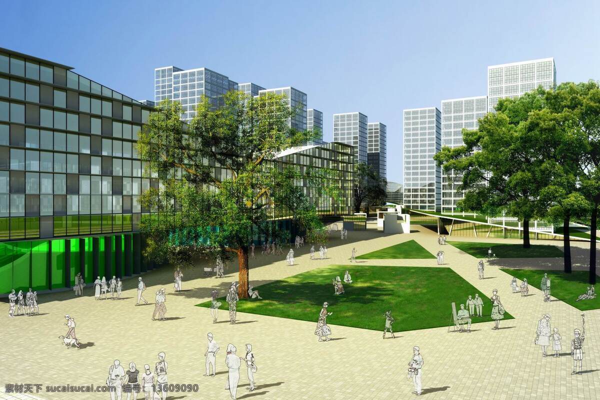 总部 基地 办公 高楼 生态办公 绿色办公 商务金融