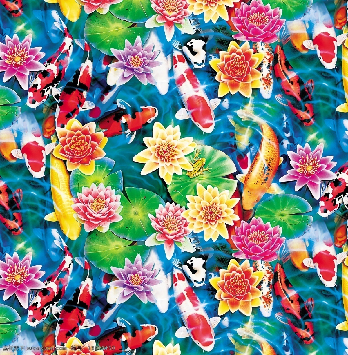 荷花 锦鲤 矢量图 印花 水印 数码 布匹 古典图案 衣服图案 花型 数码印花 数码印花图案 服装图案 锦鲤荷花 布料花纹 面料印花 花卉 女装图案 复古风 古典 壁纸 壁画 数码花型 花纹 花 花纹图案 花边 传统花纹 男装图案 动物图案 青花瓷图案 文化衫 衣服面料图案 花型设计 中国风印花 生物世界