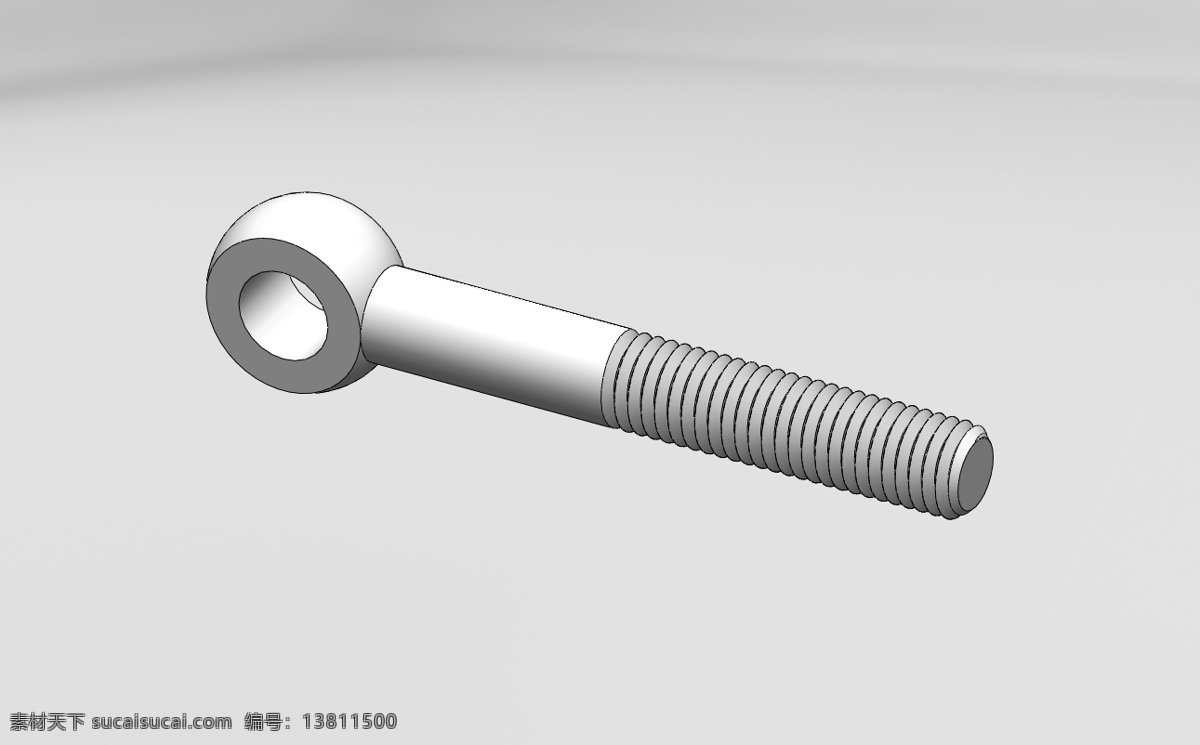 m1075 摆动 螺栓 吊环螺栓 3d模型素材 建筑模型