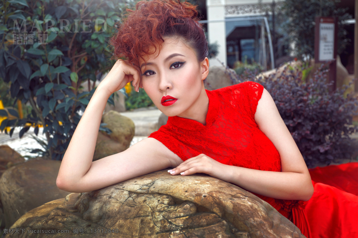 美女 婚纱照 新娘 婚纱 女性女人 人物图库