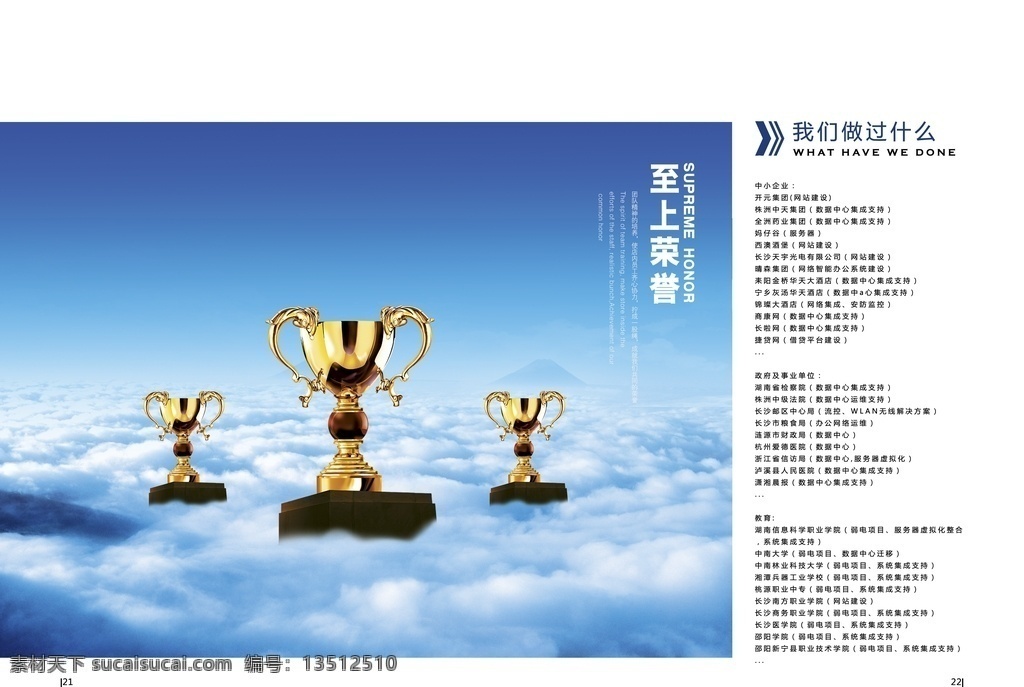 简约大气画册 画册内页 画册设计 简约 大气 荣誉