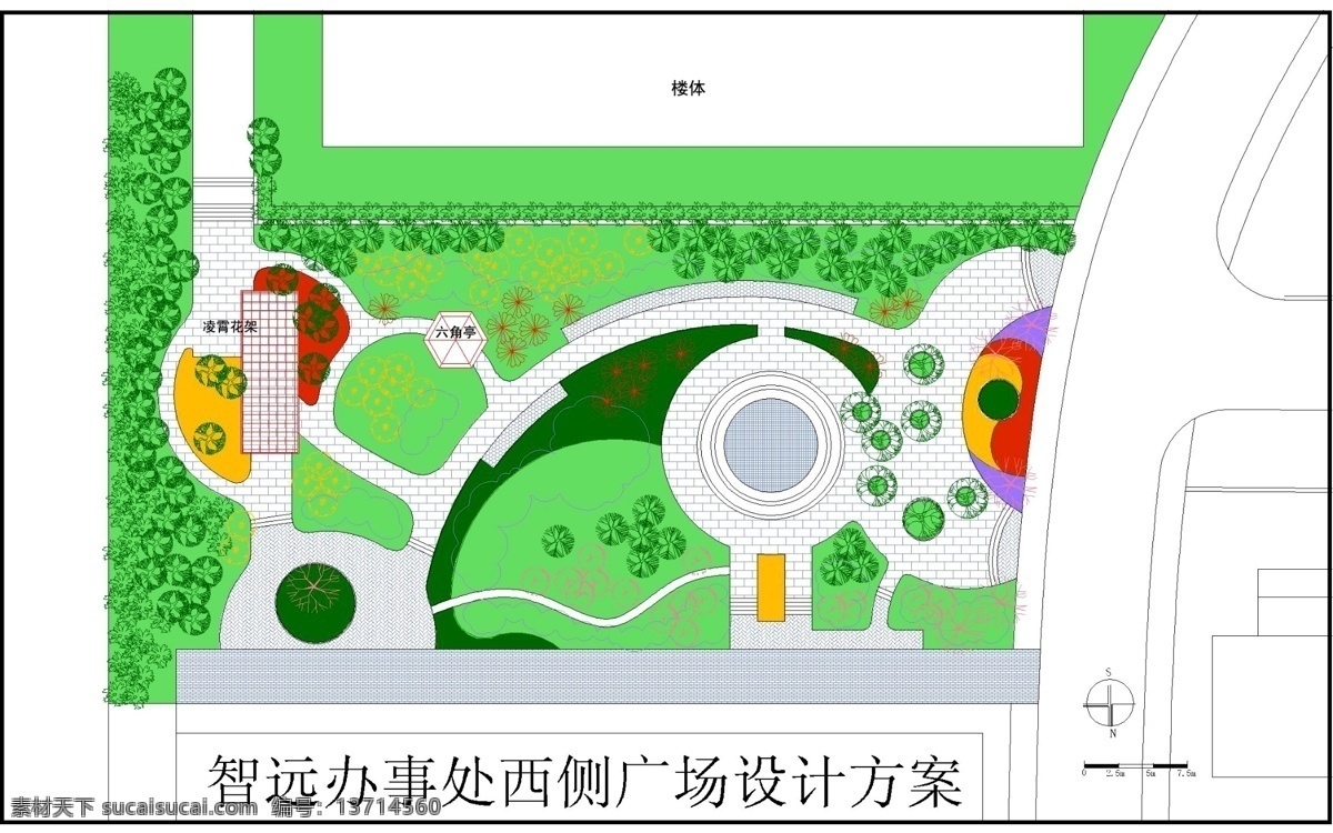 小广 场 公园 彩色 平面 规划图 规划 小广场 彩色平面 原创设计 其他原创设计