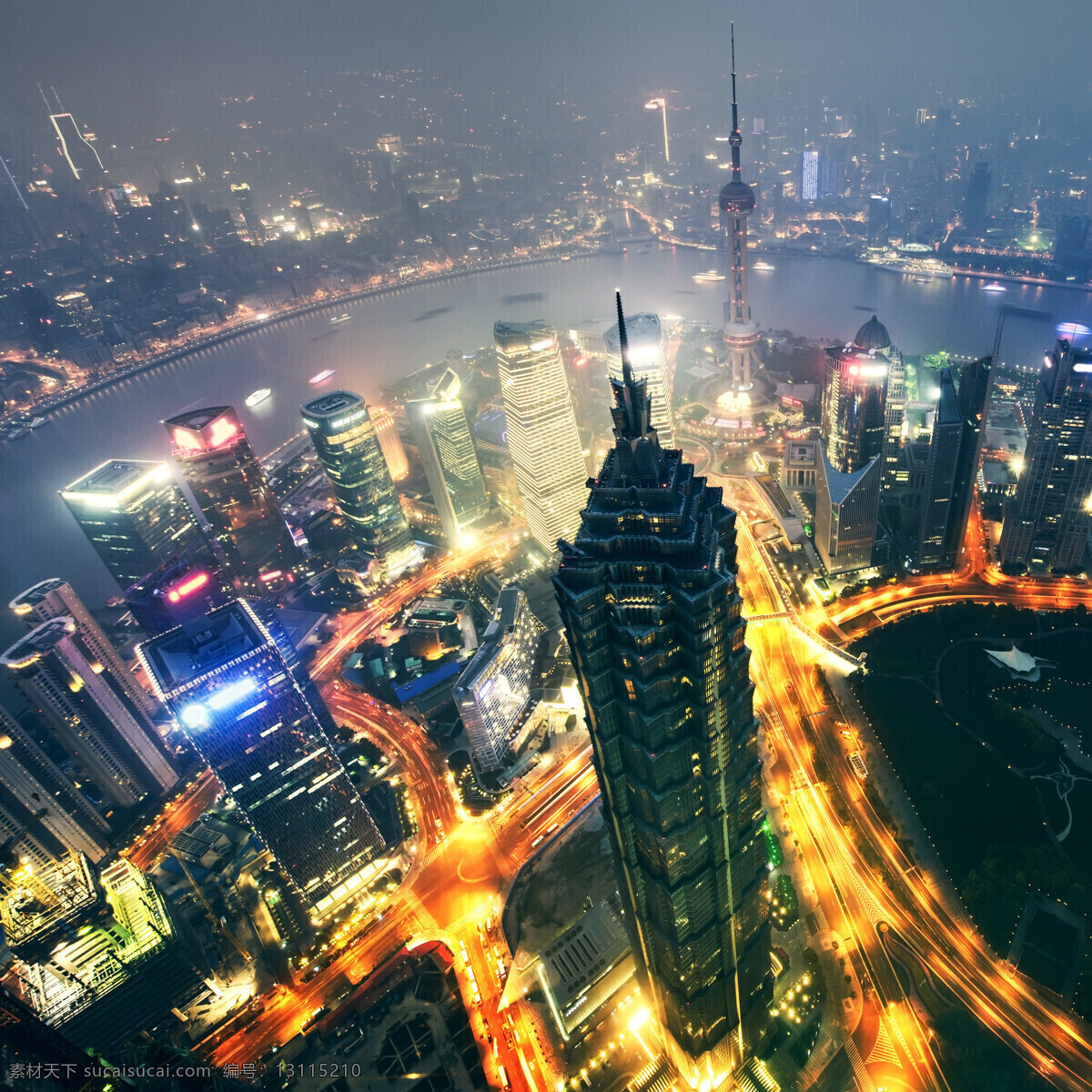 上海 夜景 上海夜景 城市夜景 现代都市 高楼大厦 美丽风景 城市风景 城市风光 环境家居