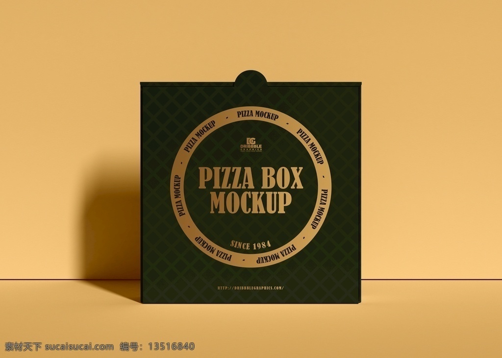 披萨 盒 包装 样机 披萨盒样机 包装样机 包装设计 包装模板 食品包装