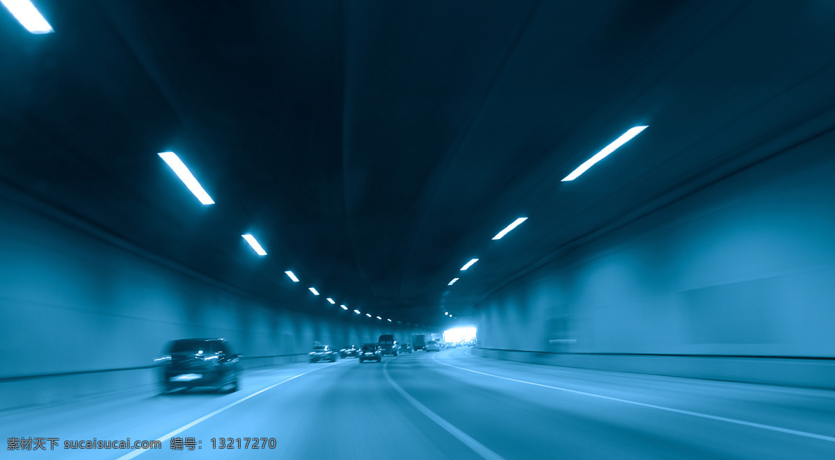 隧道 里 急速 行驶 车辆 急速行驶 朦胧 公路图片 环境家居