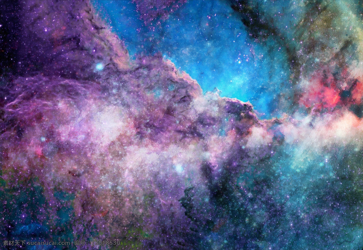 炫彩 星空 繁星夜空 星云 背景 繁星 墨迹 笔触 绘画 水墨 墨迹星空 炫彩星云背景 炫彩宇宙背景 水墨夜空背景 唯美抽象背景 蓝色
