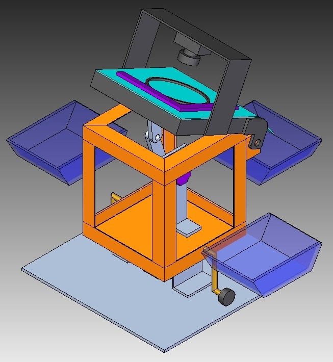 回转 工作台 机械设计 3d模型素材 电器模型