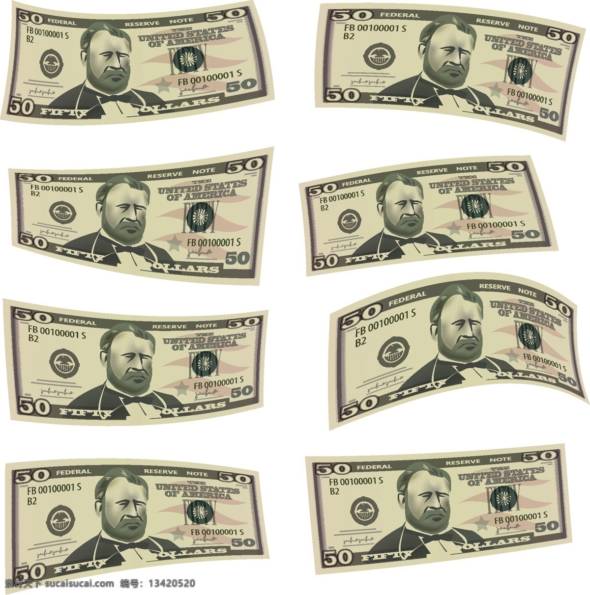 美元免费下载 钞票 金融货币 卡通人物 美金 美元 商务金融 手绘 矢量 矢量图