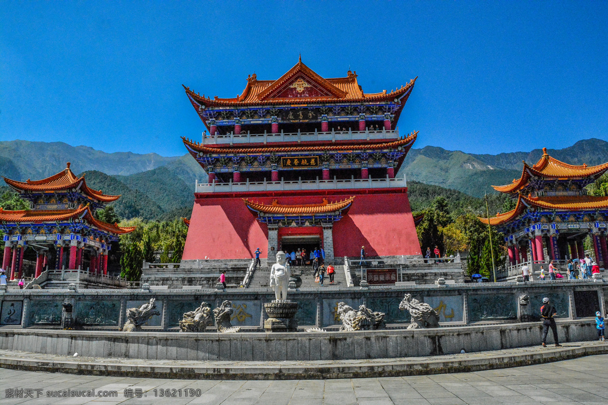 大理崇圣寺 云南省 大理市 崇圣寺 三塔文化公园 寺庙 国内旅游 古代建筑 宫殿 云南 旅游摄影