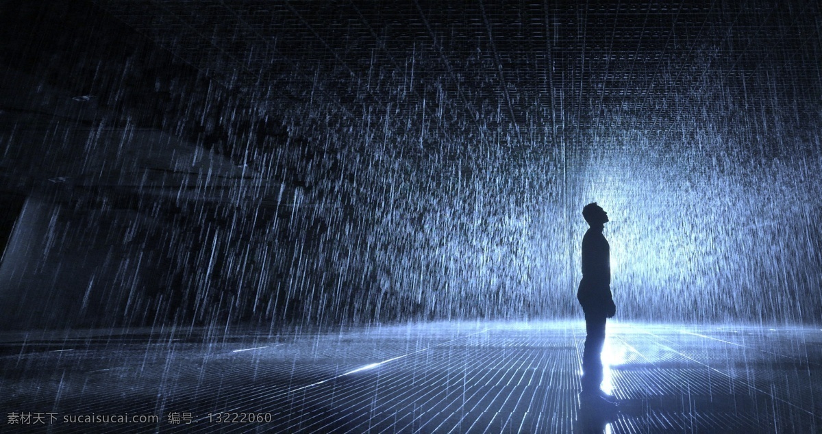 雨屋 活动 科技 摸不到的雨 淋不湿的雨 分层