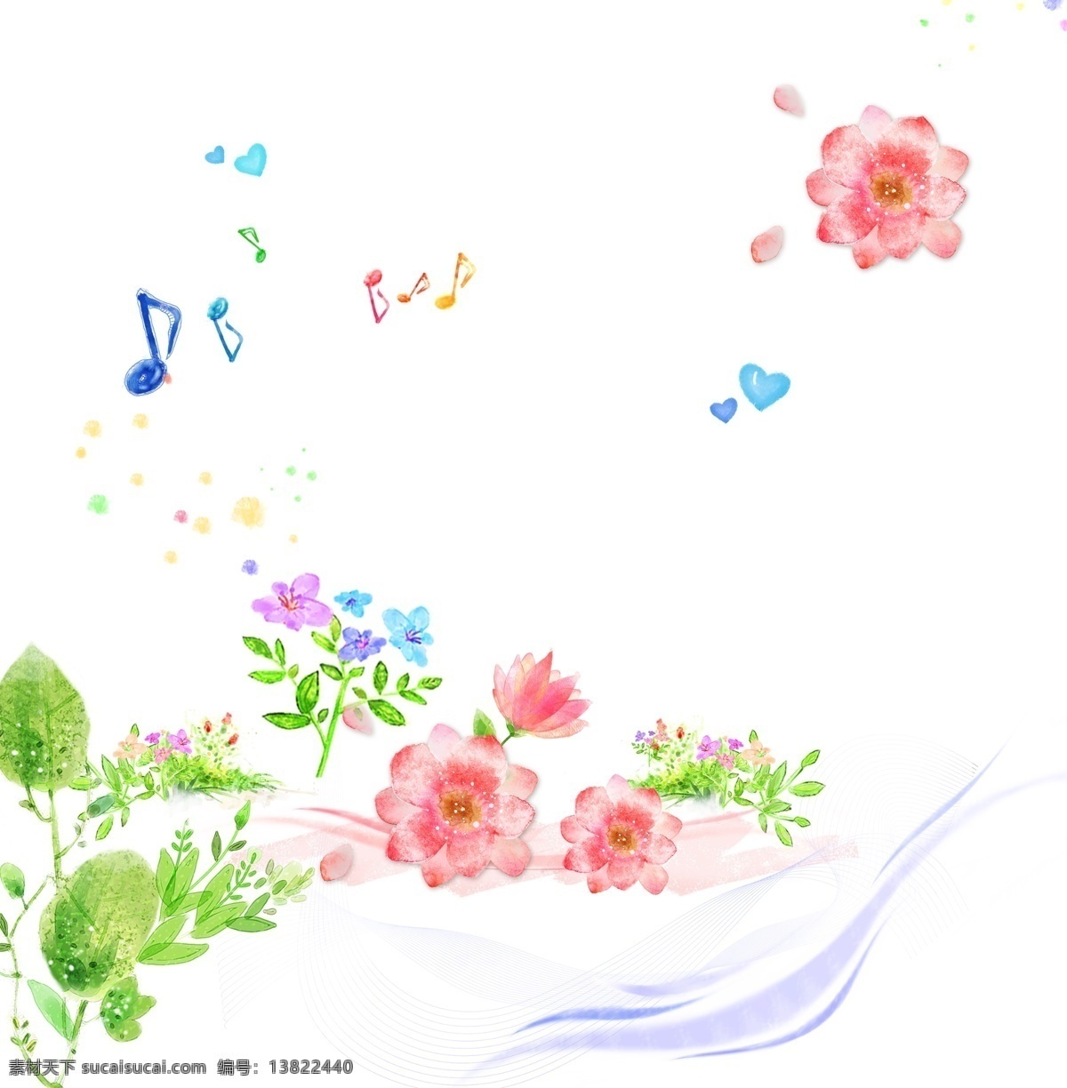 小碎花 水彩花 花纹 背景 舞台背景 广告背景 水彩背景 花纹花朵 底纹边框 花边花纹