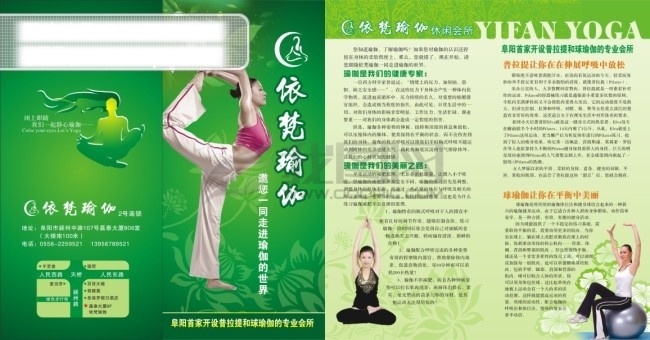 瑜伽 折页 手册 矢量 格式 画册 美女 美女性感图片 瑜伽画册 瑜伽折页 格 矢量图