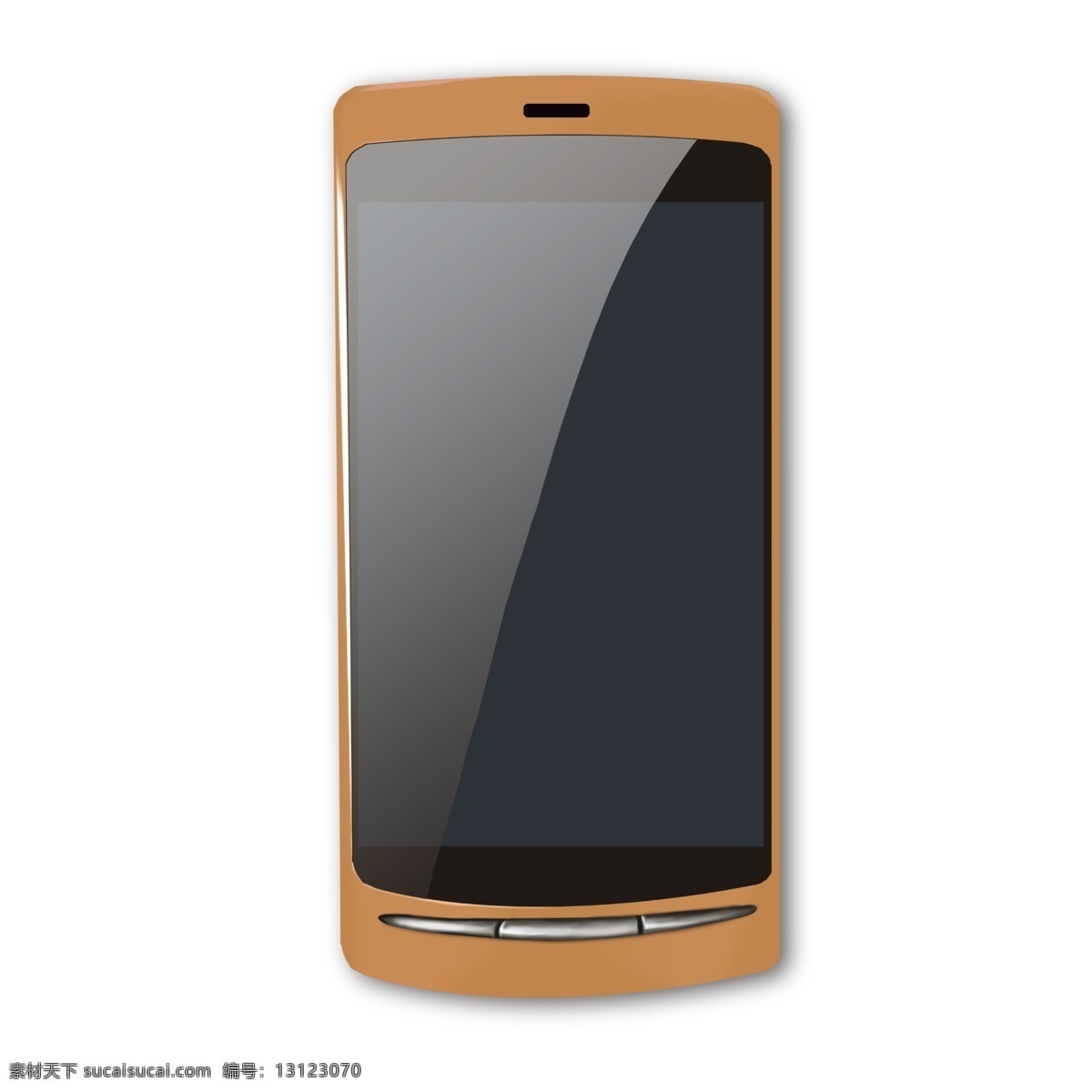 橙色 3d 仿真 手机 手绘手机 橙色系手机 虚拟手机 模拟手机 超薄手机 3d手机 写实手机 触屏手机
