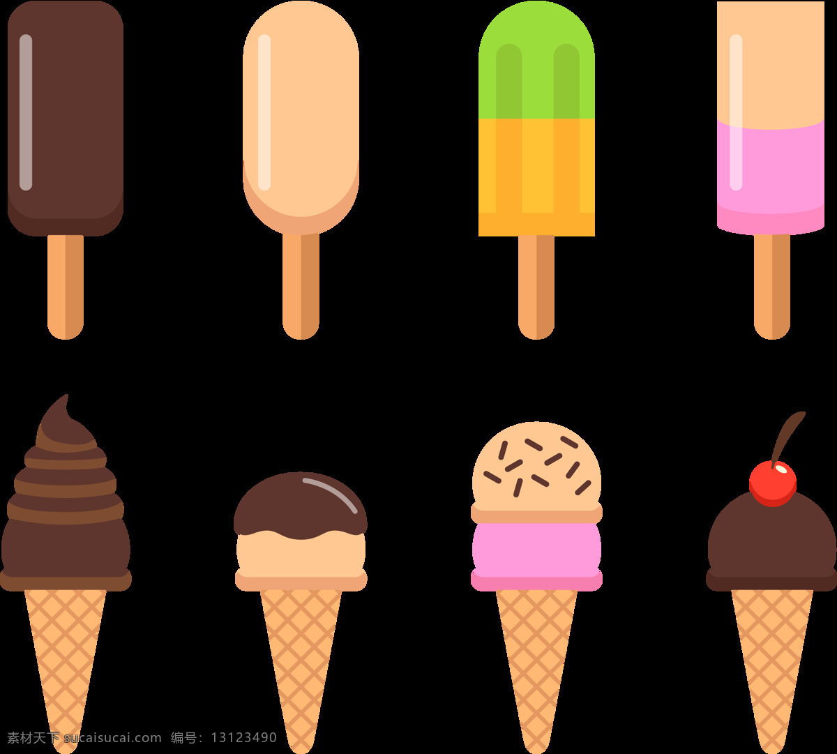 彩色 手绘 雪糕 冰淇淋 免 抠 透明 图 层 甜品图标 冷饮插图 清凉甜品 冰淇淋标志 雪糕图标 冰激凌图标 冰激凌插图 卡通冰淇淋 手绘冰淇淋 雪糕图案 冰淇淋促销 冰淇淋素材