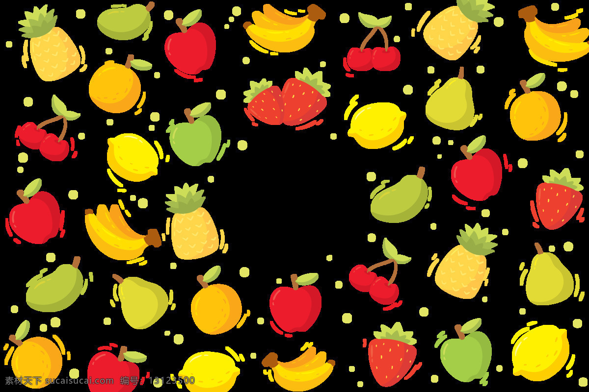 各种 水果 插画 图案 免 抠 透明 图 层 彩色水果 水果手绘 彩色素材 彩色手绘 清新素材 手绘水果素材 夏日 彩色 手绘水果 水果素材 手绘素材 清新水果 素材水果
