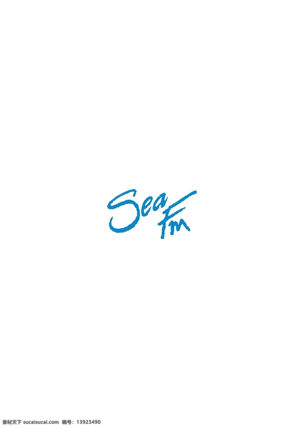 sea fm logo 设计欣赏 标志设计 欣赏 矢量下载 网页矢量 商业矢量 logo大全 红色