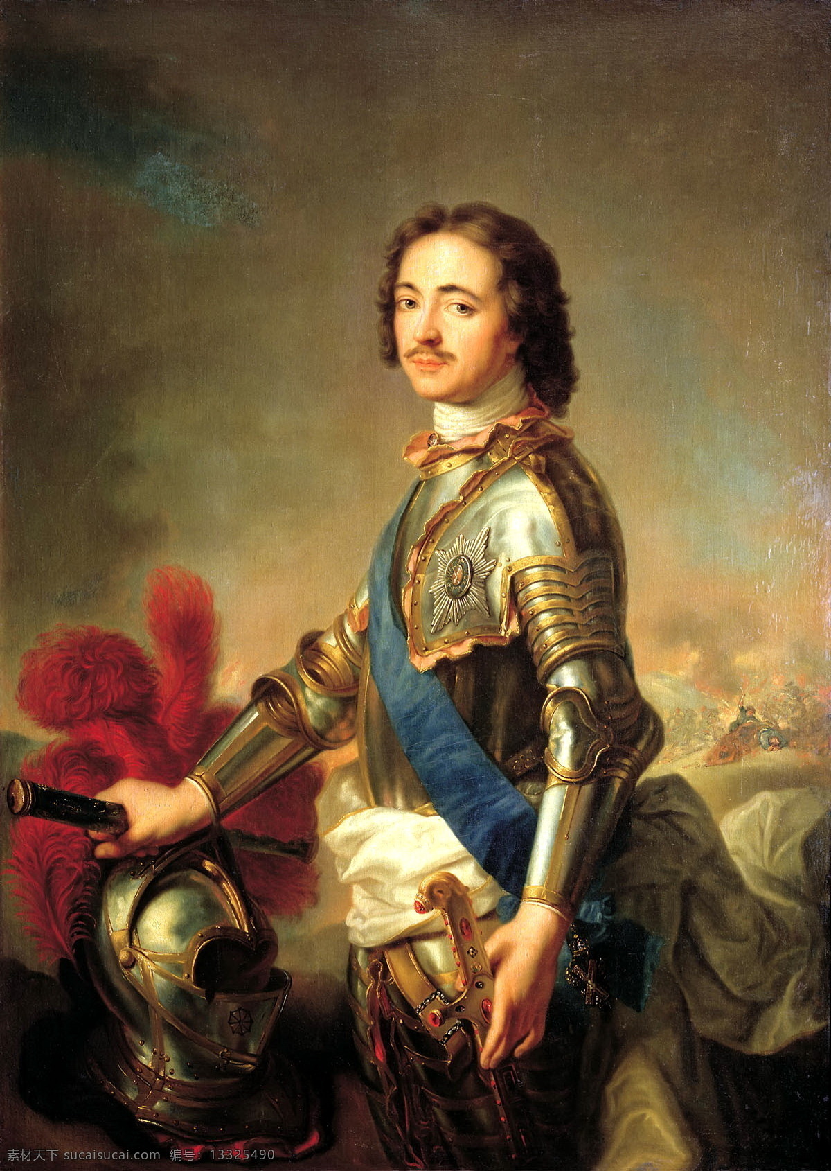 欧洲骑士肖像 欧洲 骑士 贵族 武士 盔甲 男子 油画 肖像 绘画书法 文化艺术